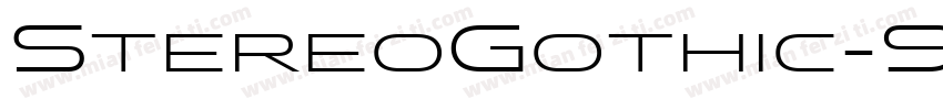 StereoGothic-950 Regular字体转换